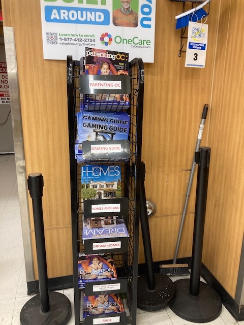Magazine rack 6